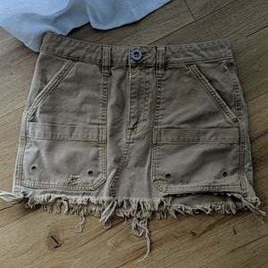Free people cargo mini skirt as 26
